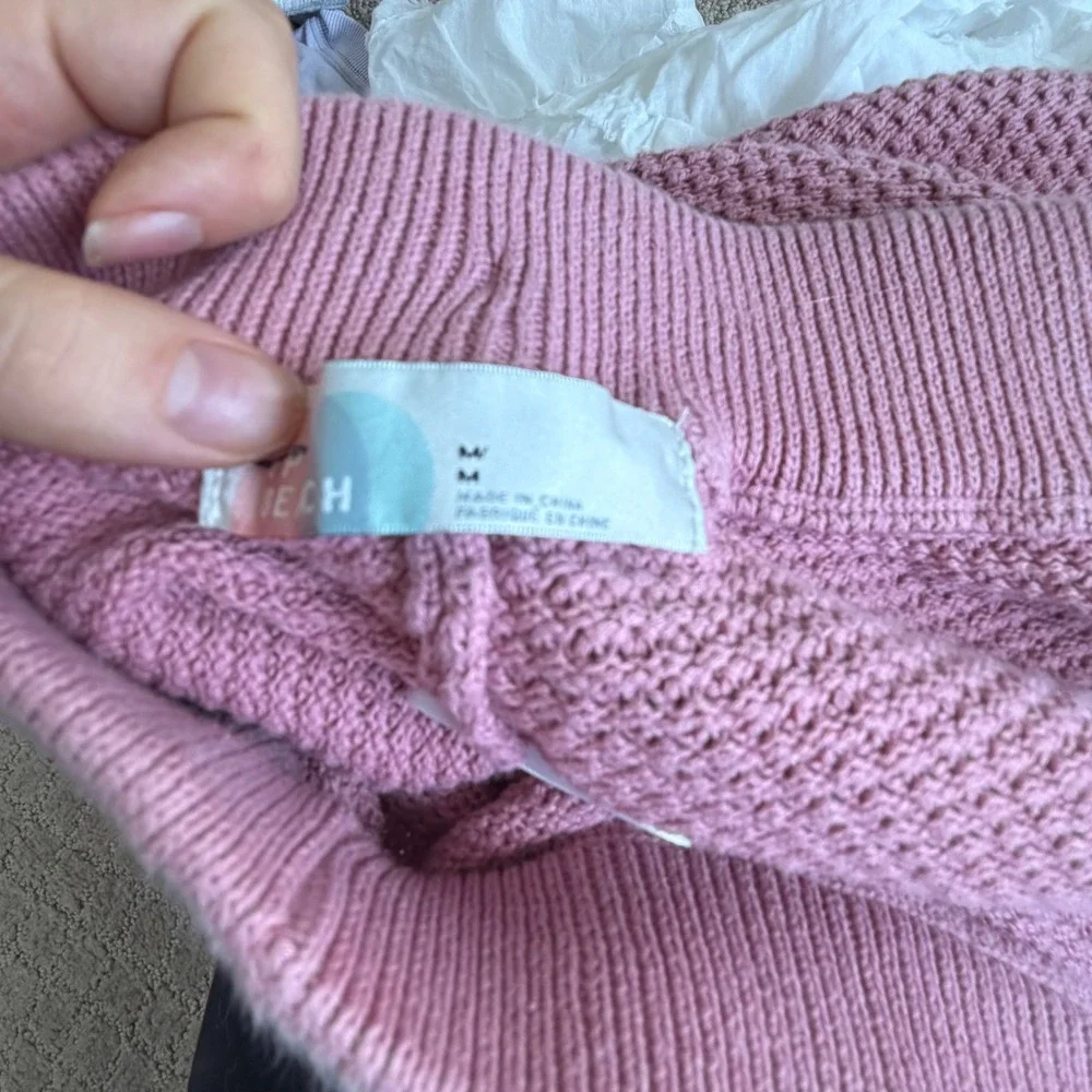 Free People Beach Hailee Pink Cotton Pants Size Medium